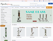 Tablet Screenshot of popularglass.com
